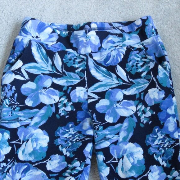 NWOT Belle by Kim Gravel Perfect Pique Fresh Picked Capri, Petite XXSP Twilight - Picture 13 of 15